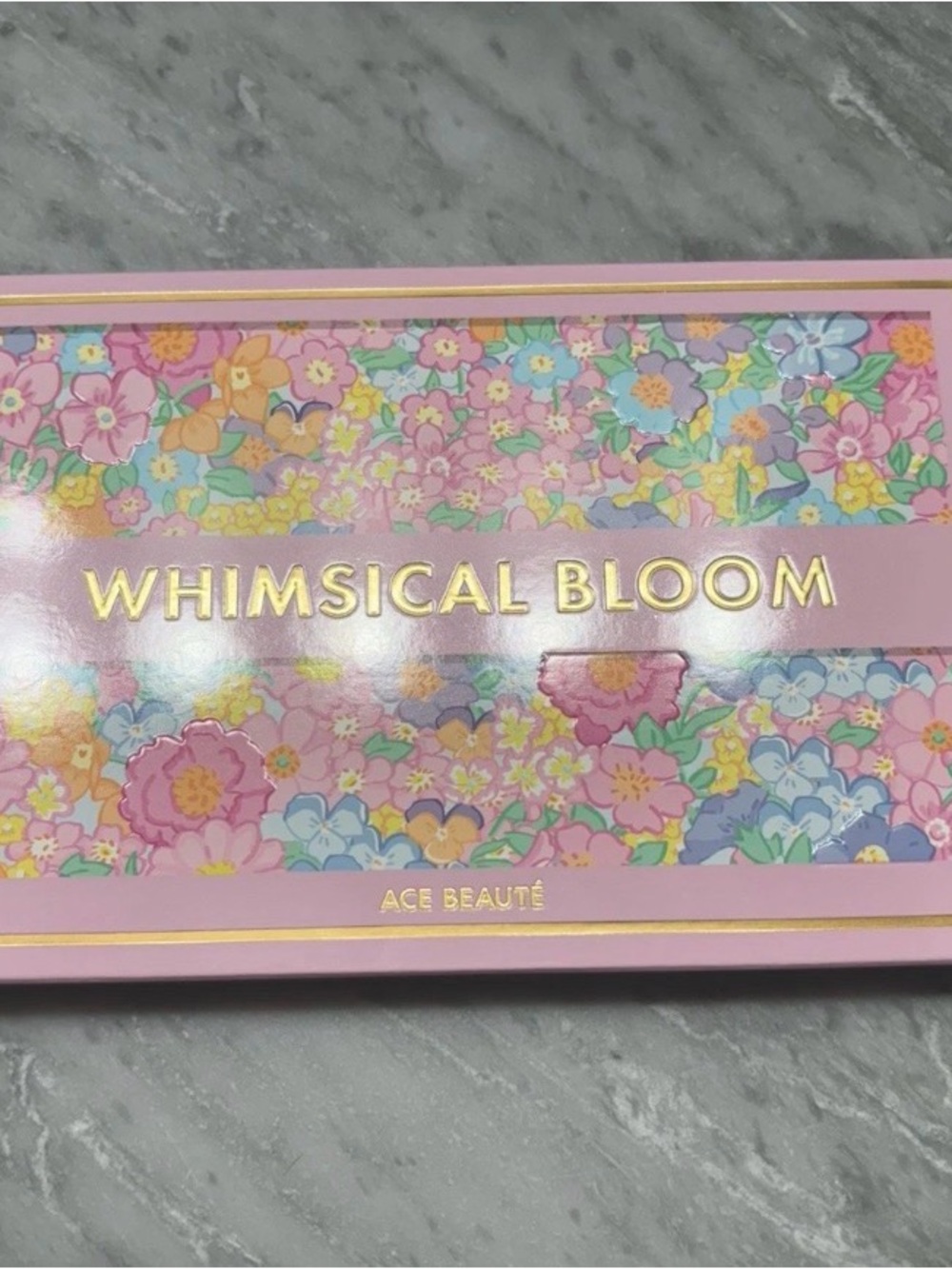 Ace Beaute Whimsical Bloom Eyeshadow Palette - Pink Floral